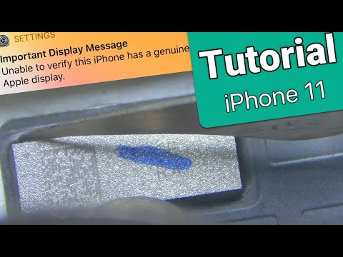 Видео: Пересадка ЖК-чипа на iPhone 11 | Оригинальное исправление сообщений 【Руководство】