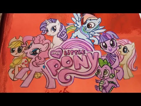 Видео: 🦄Мир в альбоме для май литл пони 🦄домик Рарити, Пинки пай, Флаттершай, Эпл Джек, радуги Деш