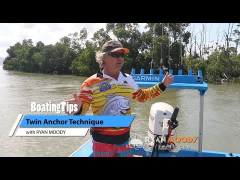 Видео: Как правильно поставить лодку на якорь во время рыбалки