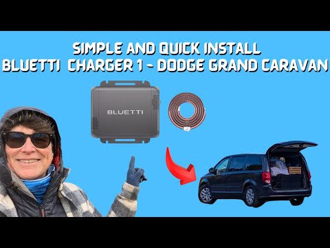 Видео: Установил зарядное устройство BLUETTI CHARGER 1 DC-DC в мой Stealth Dodge Grand Caravan. Станет л...