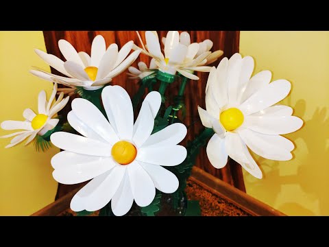 Видео: Как сделать ромашки из пластиковых бутылок.