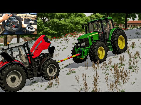 Видео: Буксировка сломанных тракторов и грузовиков | Полное видео | Farming Simulator