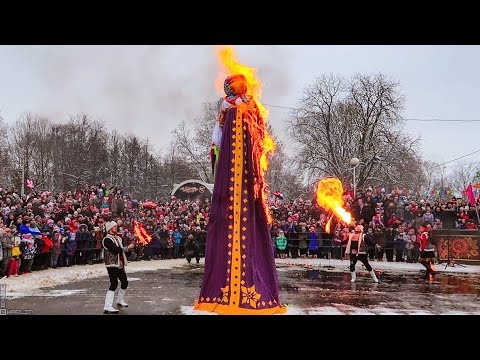 Видео: Масленица 2018 в Орле