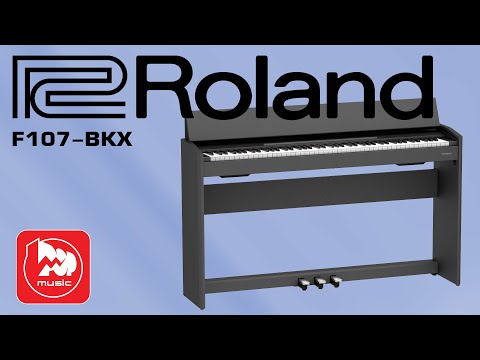 Видео: Цифровое пианино Roland F107-BKX (с Bluetooth и автоаккомпанементом)