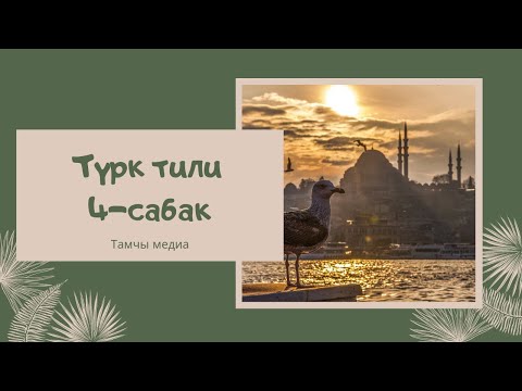 Видео: ТҮРК ТИЛИ 4-САБАК САНДАР жана ЖЕКЕ МААЛЫМАТТАРЫМ
