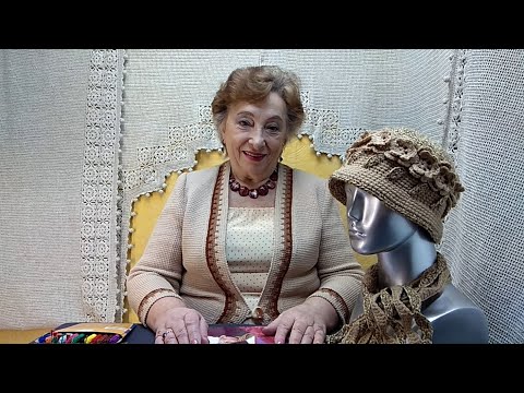 Видео: Шляпка "Джем". Мастер-класс по вязанию крючком от О. С. Литвиной.