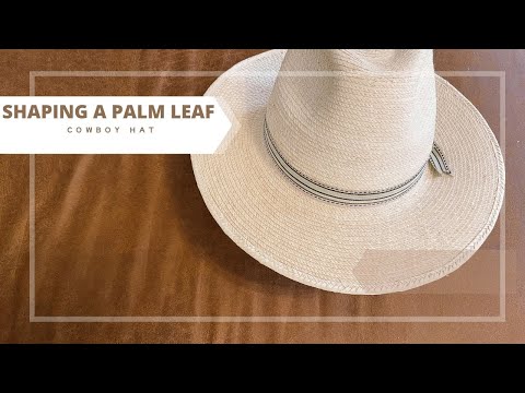 Видео: Как сделать ковбойскую шляпу из пальмовых листьев