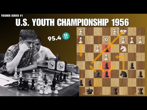 Видео: ПЕРВЫЙ официальный турнир 13-летнего Бобби Фишера! | Чемпионат США среди юниоров 1956 года