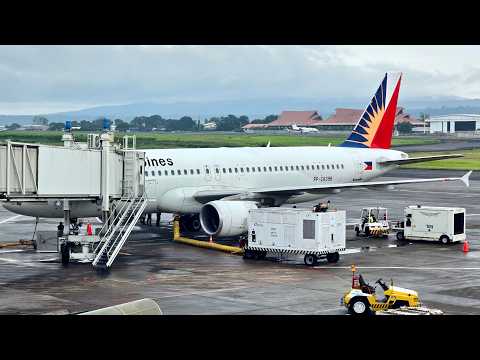 Видео: Airbus A320 а/к Philippine Airlines | Рейс Давао — Манила