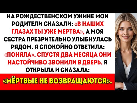 Видео: На семейной вечеринке мои родители сказали «в наших глазах ты уже мертва» — тогда я…