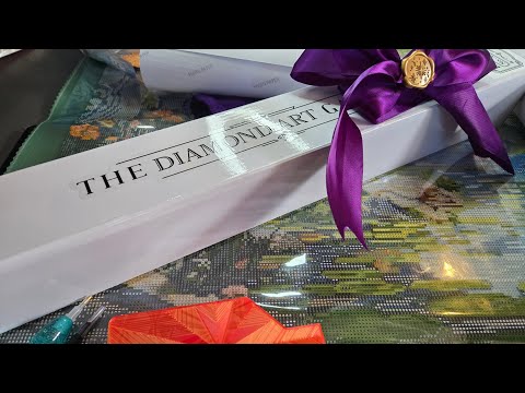 Видео: Распаковка и обзор Diamond Art Gallery!