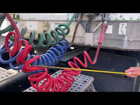 Видео: Подготовка с пояснениями к Pre-Trip inspection, Position 'COUPLING SISTEM', Florida