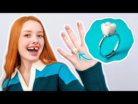 Видео: Мое СВАДЕБНОЕ КОЛЬЦО из ЗУБА💍 По видеоурокам