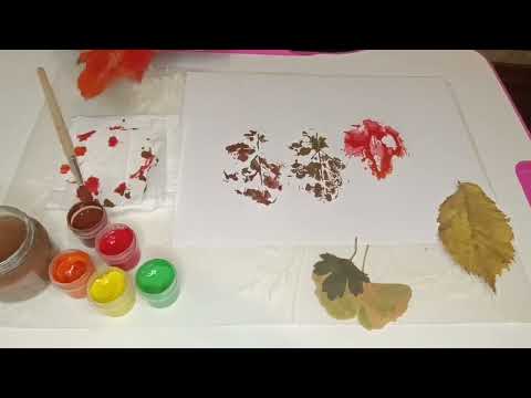 Видео: КЗДО "Яковлівський дитячий садок". Нетрадиційне малювання "Осінній ліс"