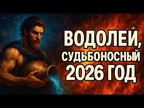 Видео: Водолей. 2026 год изменит твою судьбу навсегда — но не так, как ты ожидаешь. Гороскоп для Водолея. 