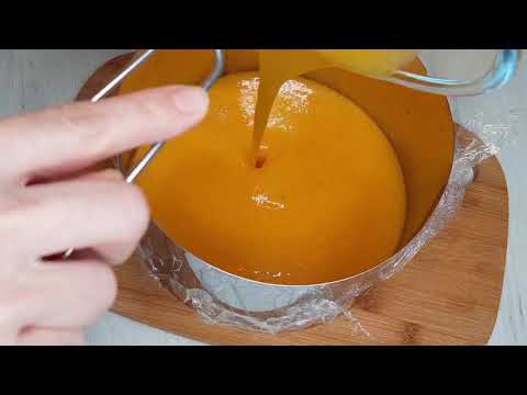 Видео: Прослойка из хурмы и апельсина для торта