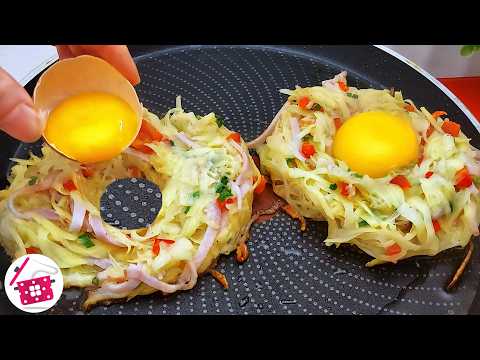 Видео: МИНУТНЫЙ Завтрак на скорую руку! 👍😋 Таких вкусных яиц я еще не ела! Простой рецепт. Ужин за 10 минут