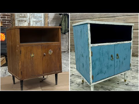 Видео: Новая жизнь бабушкиной тумбочки из СССР. Редизайн #хочувдеревню  #хутор