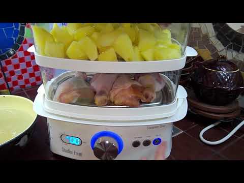 Видео: Первая готовка в пароварке STADLER FORM Steamer One SFS 900 Картошка и куриные ножки в пароварке