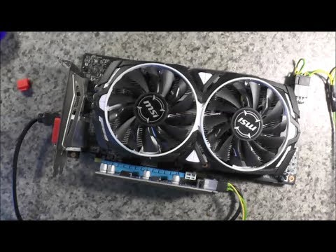 Видео: Прогорела MSI ARMOR RX 580