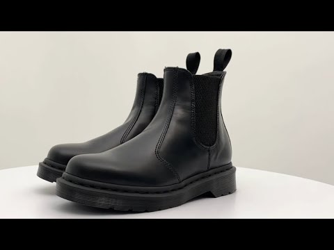 Видео: Огляд на черевики з Еко шкіри Dr.Martens 2976 MONO BLACK SMOOTH