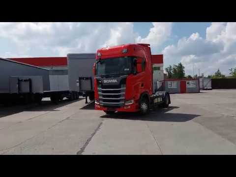 Видео: Получаем новую Сканию S500 и новый полуприцеп Кегель)))
