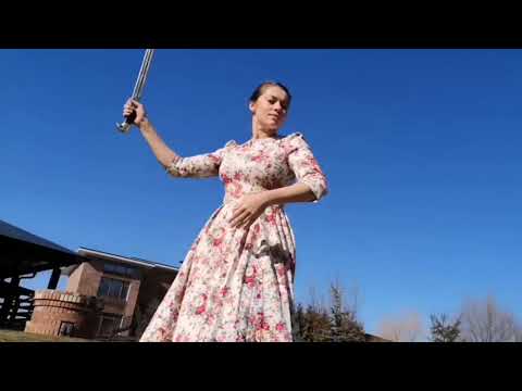 Видео: Фланкировка шашкой и рубка шашкой. Cossack sword dance Flanking