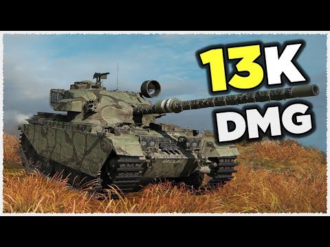 Видео: 47% ИГРОК ДЕЛАЕТ 13К УРОНА и 10 ФРАГОВ на Centurion Action X • ЛУЧШИЙ БОЙ World of Tanks