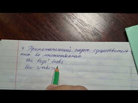 Видео: ПРИТЯЖАТЕЛЬНЫЙ ПАДЕЖ в английском языке. Грамматика. Часть 1