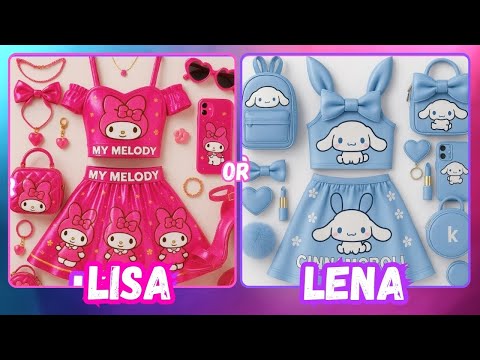 Видео: 🎀 Лиза или Лена: Моя Мелоди 🌸 против Корицы 💙 – кто больше соответствует вашей эстетике Sanrio? #...