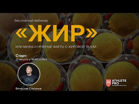 Видео: Бесплатный вебинар: "Жир. Мифы и неявные факты о жировой ткани"