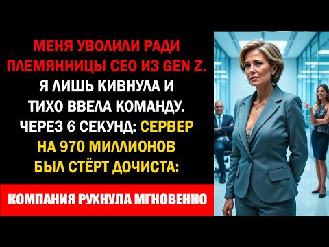 Видео: Утром меня вычеркнули ради племянницы CEO, а днём я стерла их сервер за шесть секунд