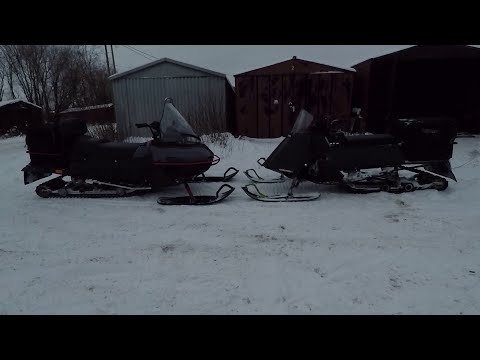 Видео: Вес самодельных снегоходов, скребки для льда