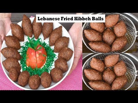 Видео: Ливанские жареные шарики киббе | Ливанская кухня Hadias | Аутентичный рецепт, узнайте все секреты