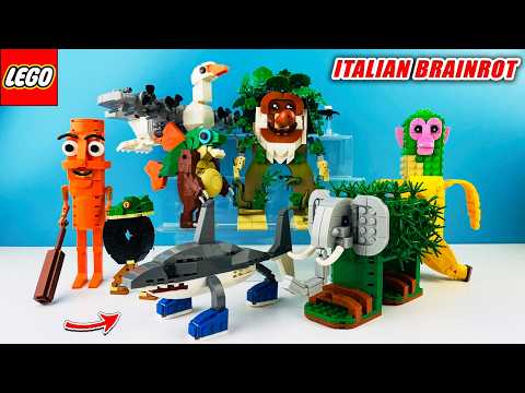 Видео: Все мои новые ЛЕГО фигурки итальянских brainrot мемов + процесс сборки