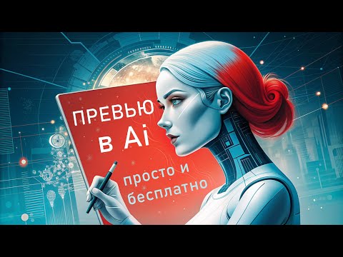 Видео: Нейросеть для превью | Превью без фотошопа - макет, объекты, текст - бесплатно создаёт Ai Рекрафт