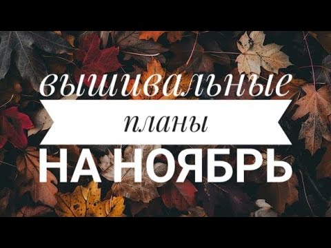 Видео: Планы на НОЯБРЬ | Выбираю долгострой | Вышивка крестом