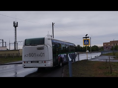 Видео: Астана. C128 Irisbus Citelis 12 маршрут 37