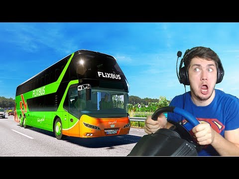Видео: FERNBUS SIMULAOR - РАБОТАЮ ВОДИТЕЛЕМ АВТОБУСА FERNBUS SIMULAOR + РУЛЬ