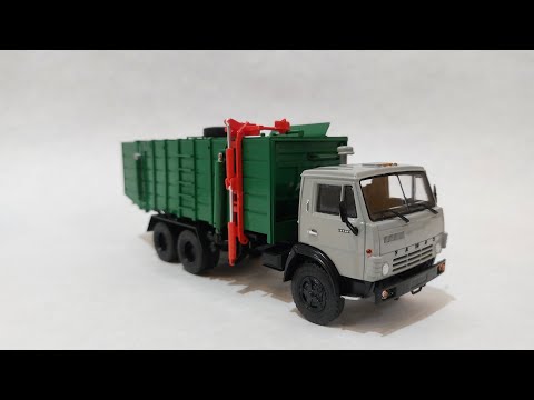 Видео: КамАЗ 53213 ко415а, модель 1-43