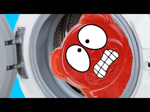 Видео: ЖЕЛЕЙНЫЙ МЕДВЕДЬ ВАЛЕРА  И СТИРАЛЬНАЯ МАШИНА