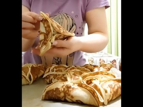 Видео: Ролик № 649. #блинчики с мясом по-мароккански.