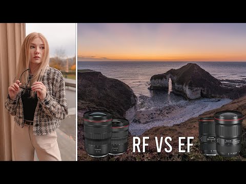 Видео: Сравнение широкоугольных объективов Canon EF и RF: RF 15-35 и RF 14-35 против EF 16-35 2.8 и f4 (...