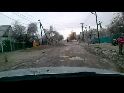 Видео: Ледниковый период в  ст. Гиагинская.