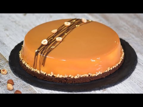 Видео: Карамельный Муссовый Торт с зеркальной глазурью