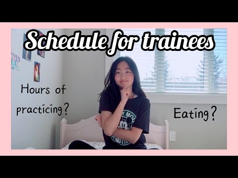 Видео: РАСПИСАНИЕ для стажеров K-pop (ежедневное и еженедельное)