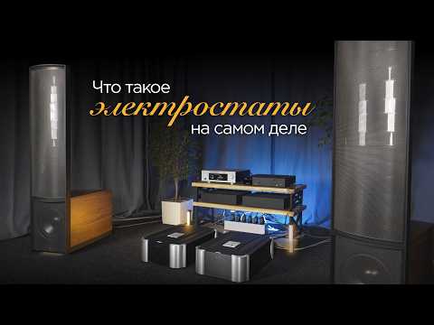 Видео: Электростатические колонки во всей красе: Martin Logan Renaissance ESL 15a