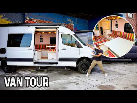 Видео: Я осмотрел два ОДИНАКОВЫХ фургона... Но один из них скрывает безумную тайну. (Brooklyn Campervans...