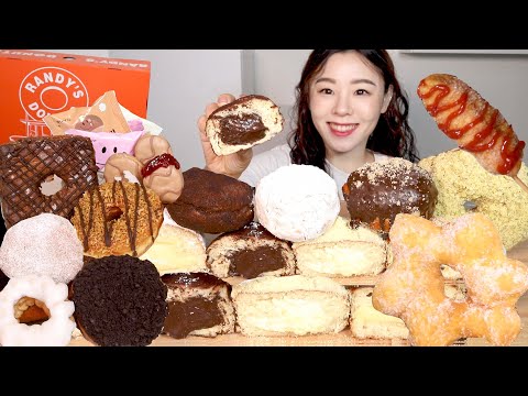 Видео: SUB) ASMR Пончик Мукбанг 🍩 влажный Старый паром, Пончик Рэнди, Клейкие пончики Шоколадный хлеб