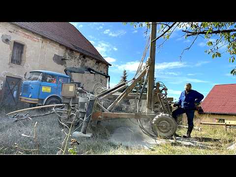 Видео: Бурение скважины на старом амбаре - скважина глубиной 63 метра. Мы нашли воду!